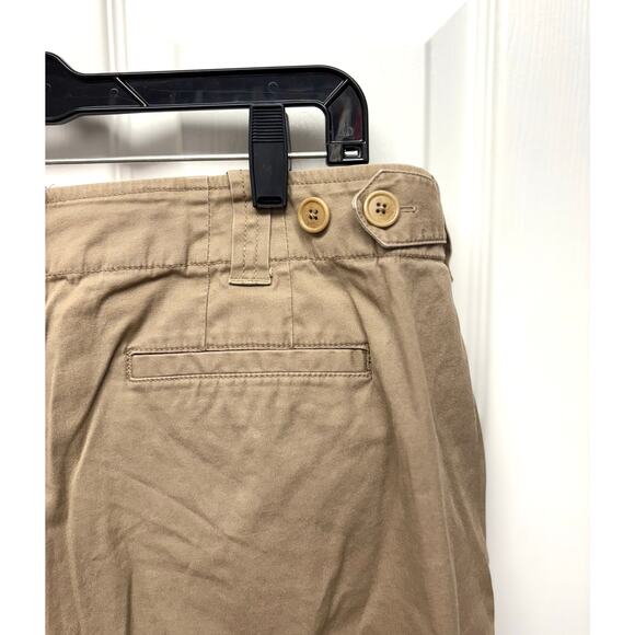 Vintage Talbots Khaki Shorts, Stretch Cotton, Chinos, Women's Size 16 - Picture 2 of 6